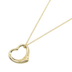 Tiffany & Co Necklace Open Heart SM 40.5 18k