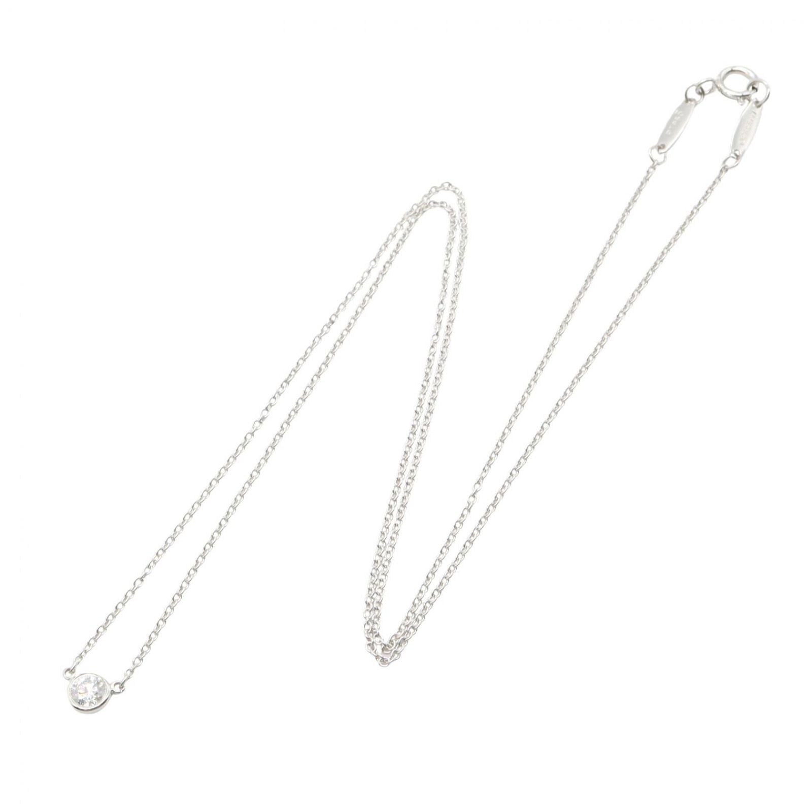 Tiffany & Co Necklace by the Yard 40 cm Platinum Diamond — view 2