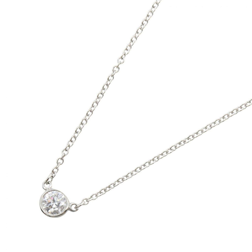 Tiffany & Co Necklace by the Yard 40 cm Platinum Diamond