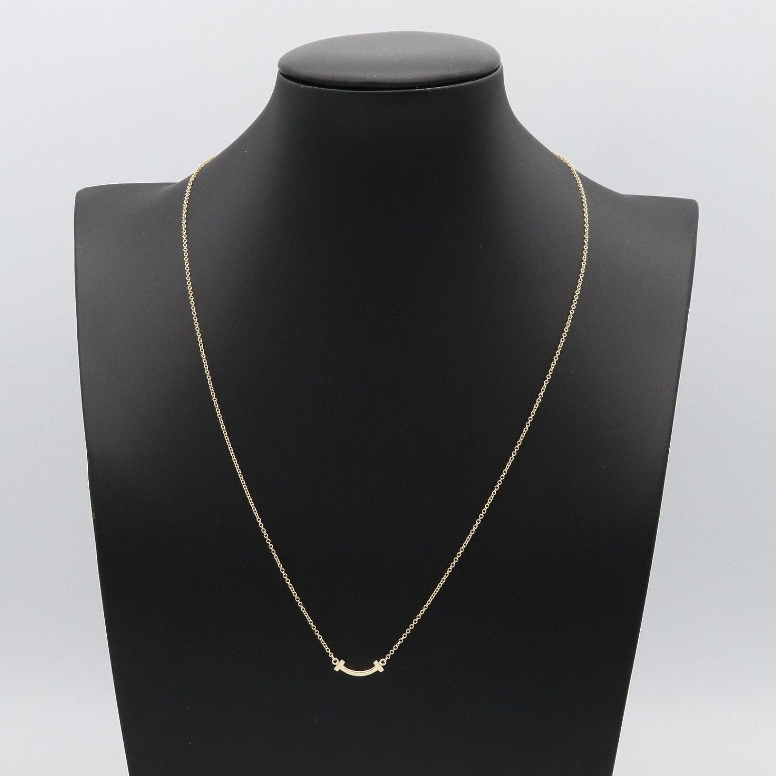 Tiffany & Co Necklace T Smile Mini 41 46.5 cm 18k — view 5