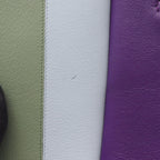 Loewe Tote Shell Small Green Purple Blue Leather — view 6