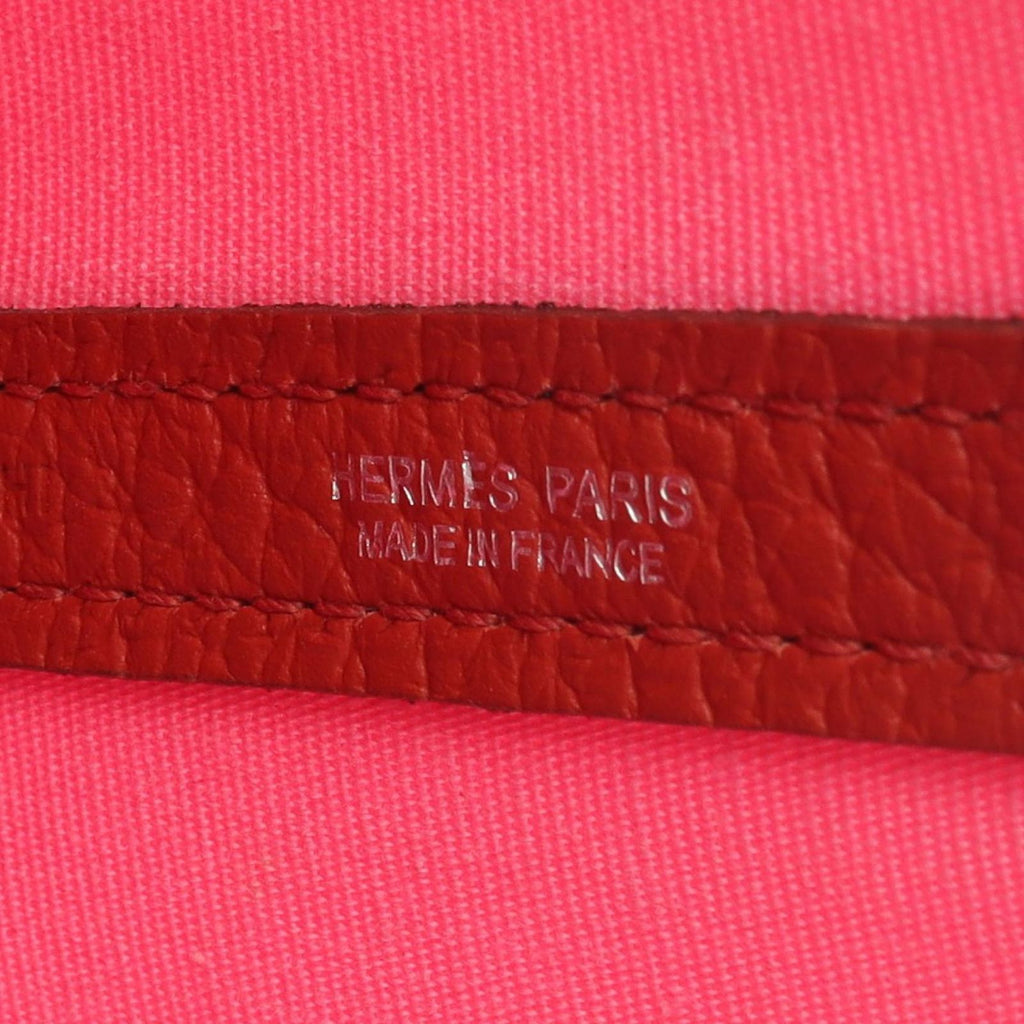 Hermes Tote Garden File PM Pink Rouge Ducese 2-Way — view 4