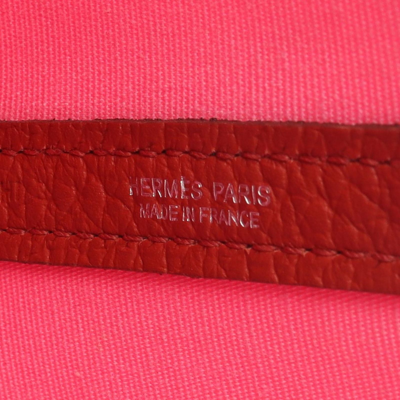 Hermes Tote Garden File PM Pink Rouge Ducese 2-Way — view 4