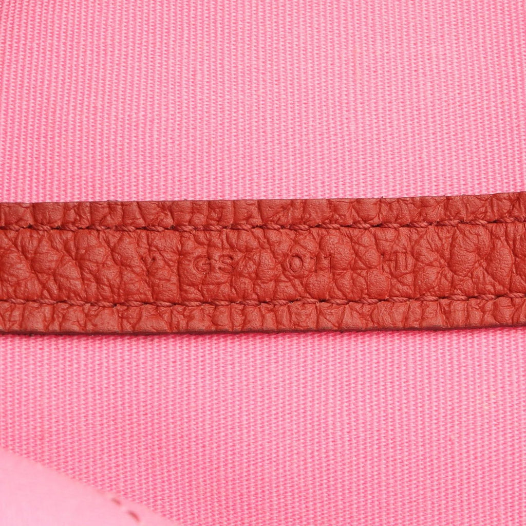 Hermes Tote Garden File PM Pink Rouge Ducese 2-Way — view 5