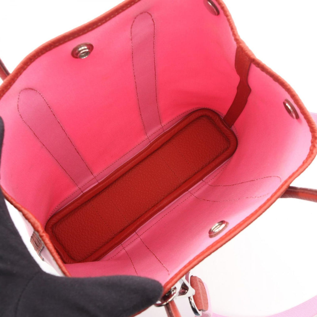 Hermes Tote Garden File PM Pink Rouge Ducese 2-Way — view 3