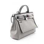 Hermes Handbag Herbag Zip PM 2-Way Gray Black Zip PM le Tourne — view 2