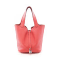Hermes Handbag Picotin Lock Bougainvillea Leather