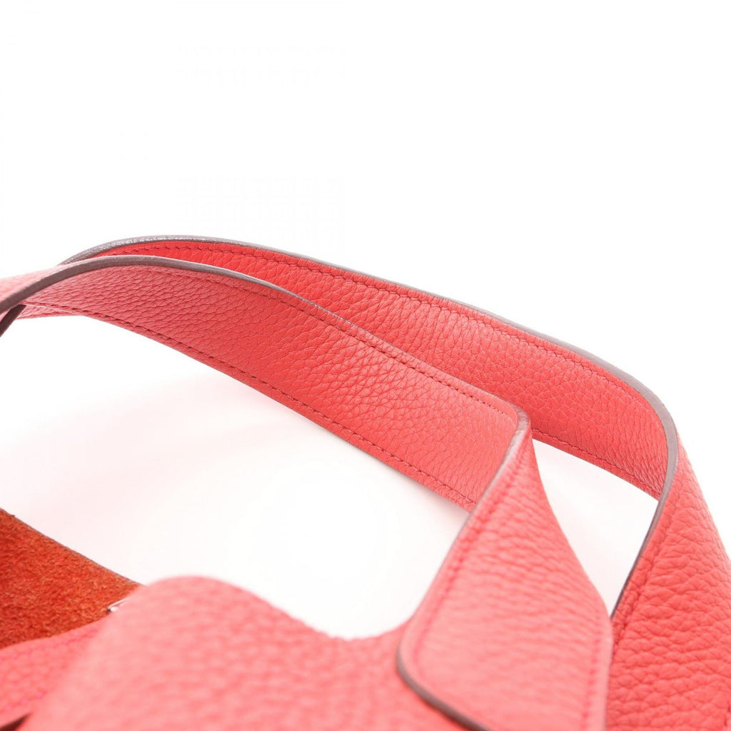 Hermes Handbag Picotin Lock Bougainvillea Leather — view 7