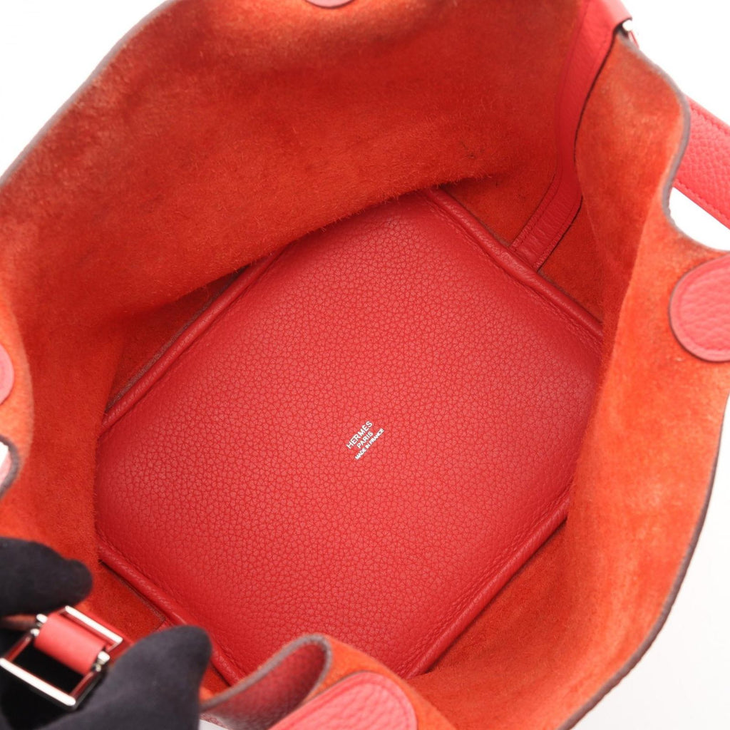 Hermes Handbag Picotin Lock Bougainvillea Leather — view 3