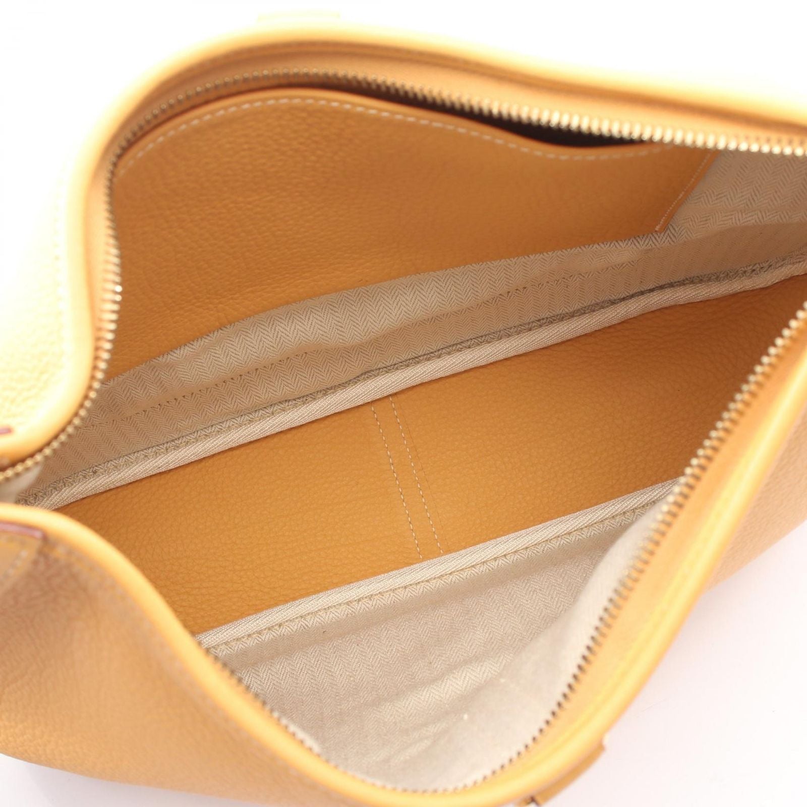 Hermes Shoulder Bag Trim 35 Jaune Leather — view 3