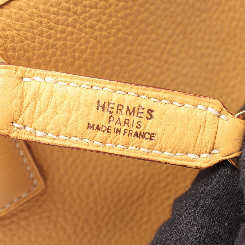 Hermes Shoulder Bag Trim 35 Jaune Leather — view 4