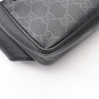 Gucci Waist Bag Soft GG Supreme Sherry Line Black Canvas Leather — view 5