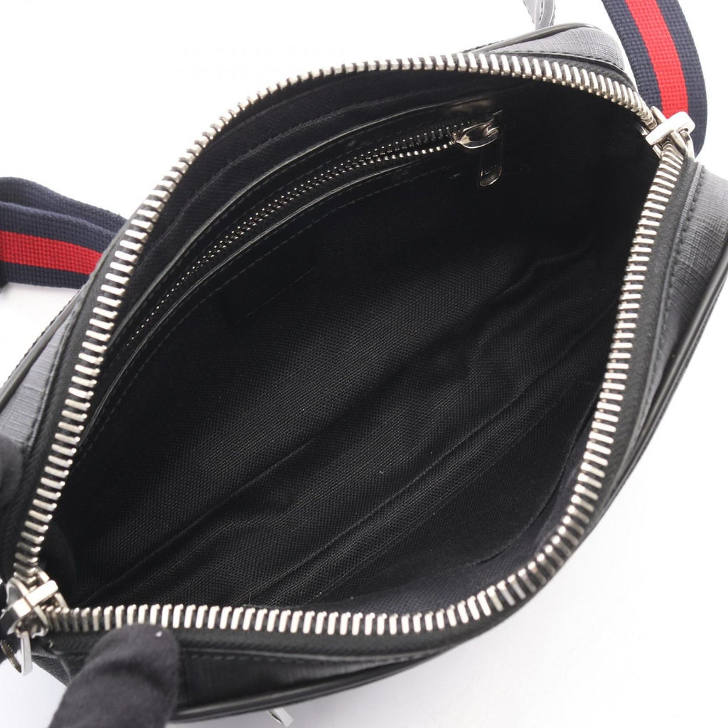 Gucci Waist Bag Soft GG Supreme Sherry Line Black Canvas Leather — view 3