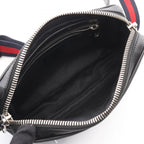 Gucci Waist Bag Soft GG Supreme Sherry Line Black Canvas Leather — view 3