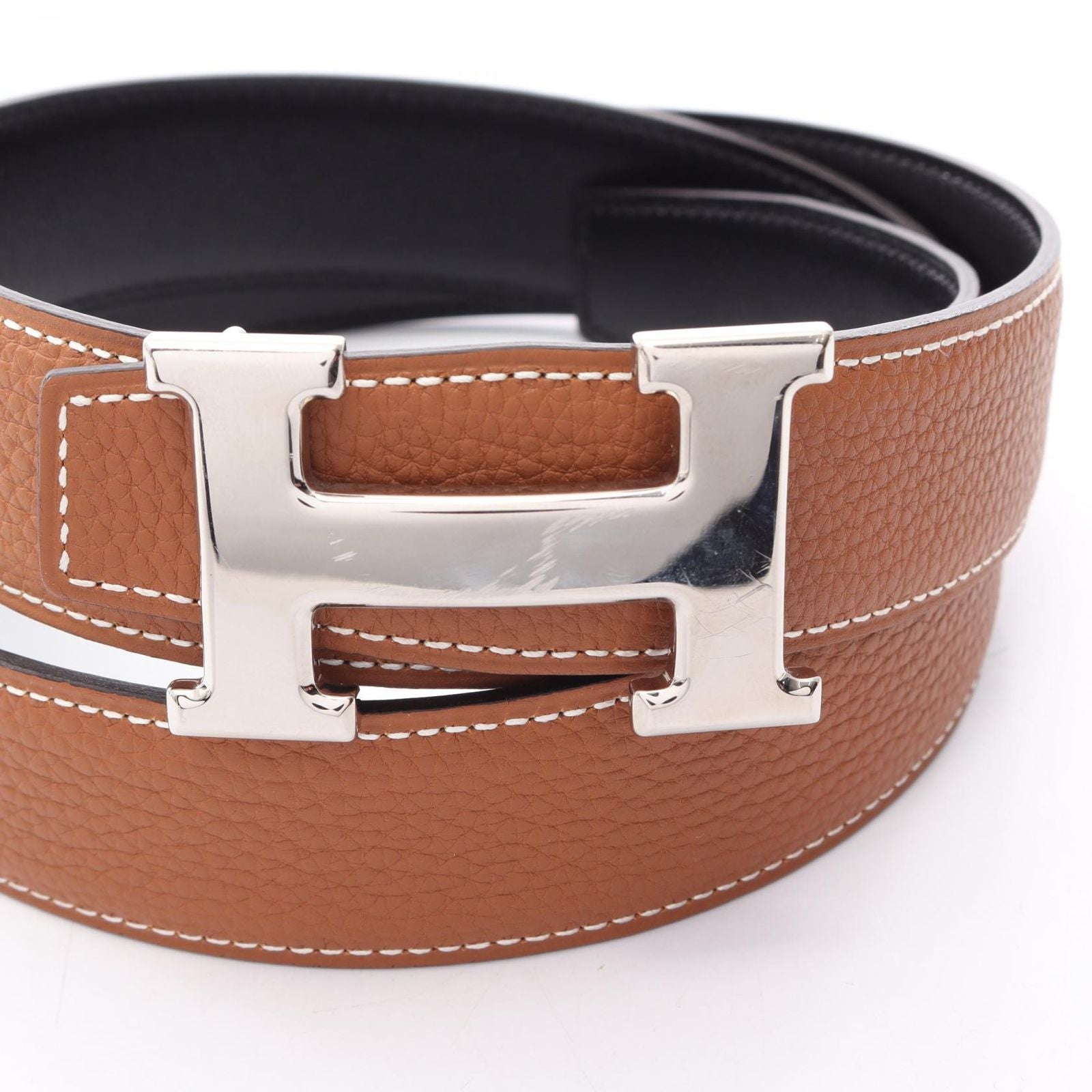 Hermes Belt Constance Reversible Black Leather — view 6