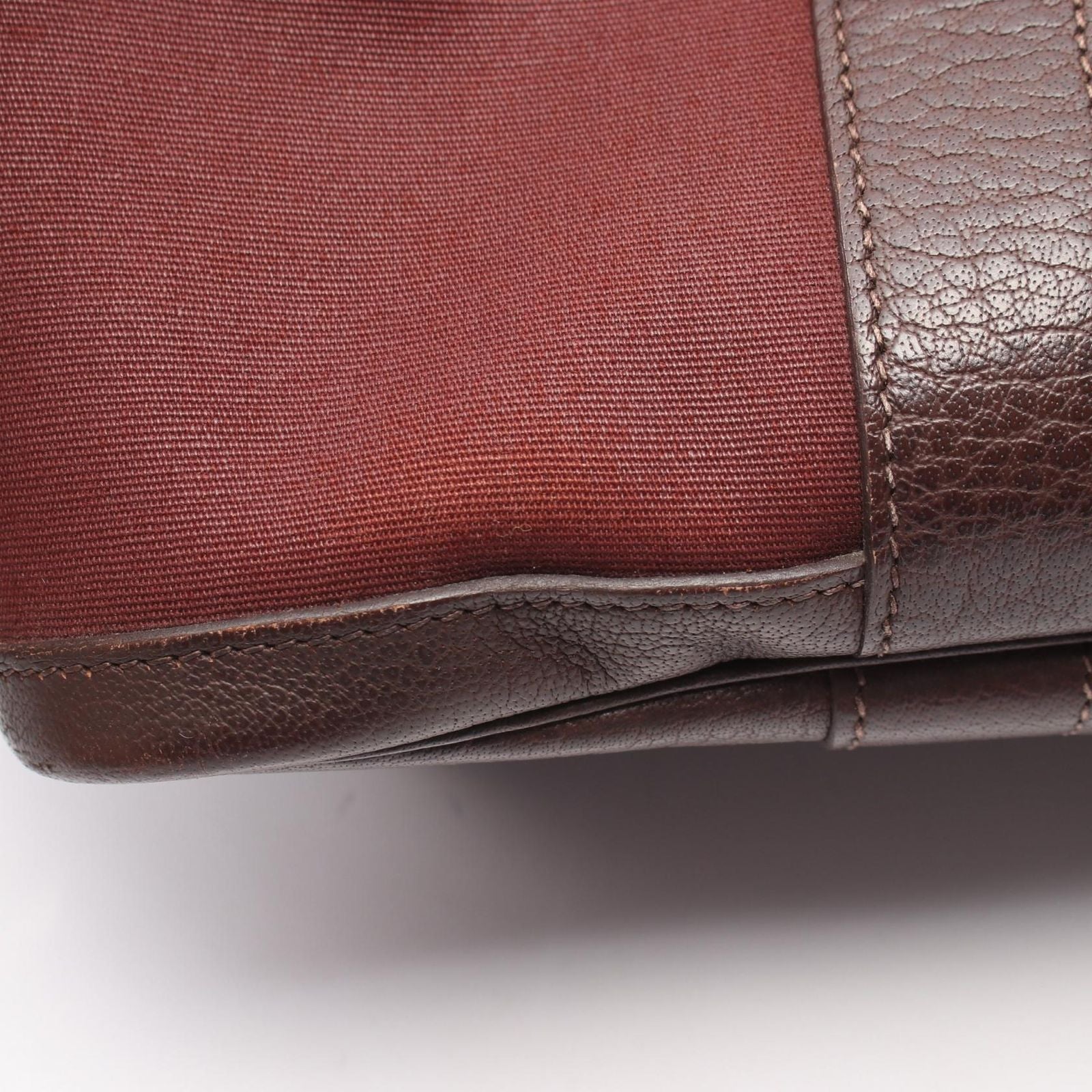Hermes Tote Garden Party TPM 2-Way Havana Canvas Leather — view 6