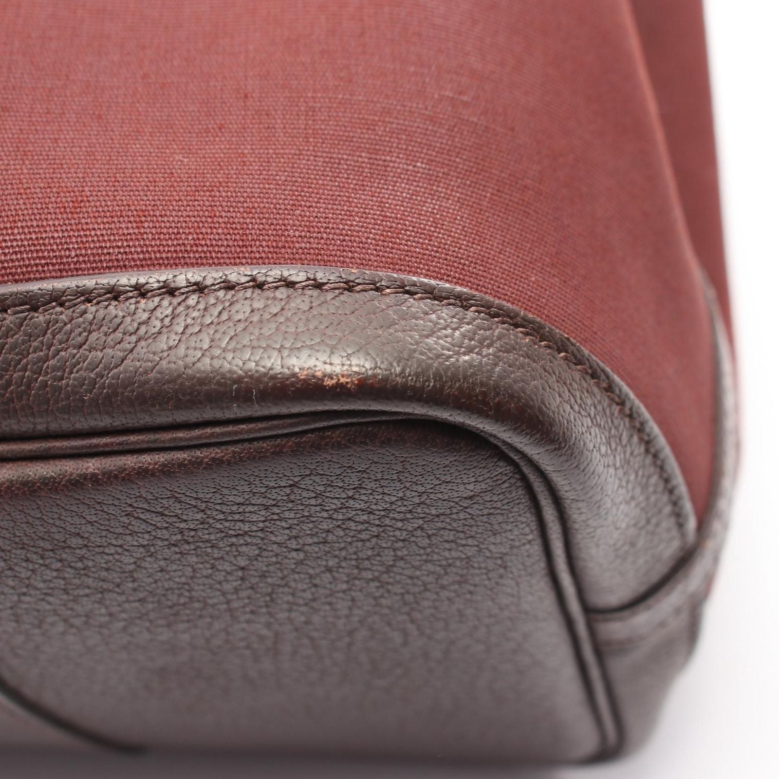 Hermes Tote Garden Party TPM 2-Way Havana Canvas Leather — view 7