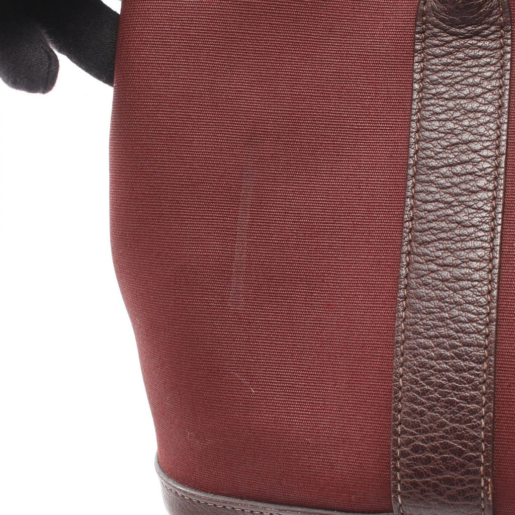 Hermes Tote Garden Party TPM 2-Way Havana Canvas Leather — view 8