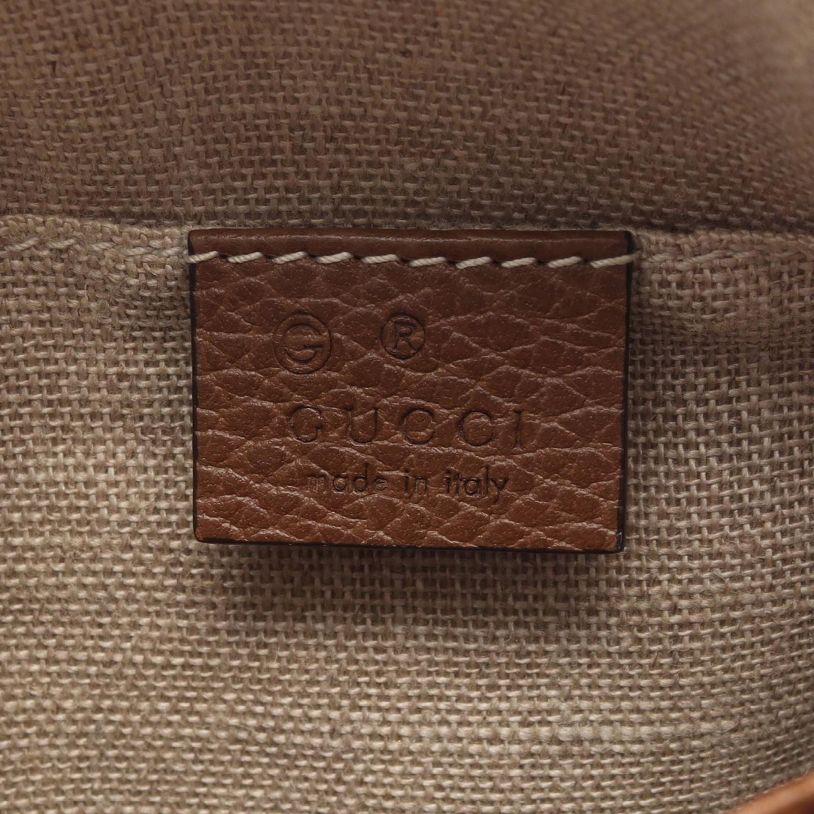 Gucci Shoulder Bag Bree GG Canvas Beige Brown — view 4
