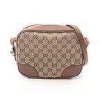 Gucci Shoulder Bag Bree GG Canvas Beige Brown