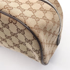 Gucci Waist Bag GG Canvas Beige Dark Brown — view 5