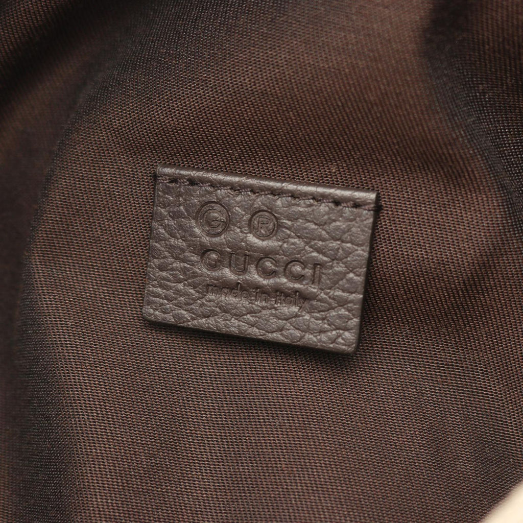 Gucci Waist Bag GG Canvas Beige Dark Brown — view 4