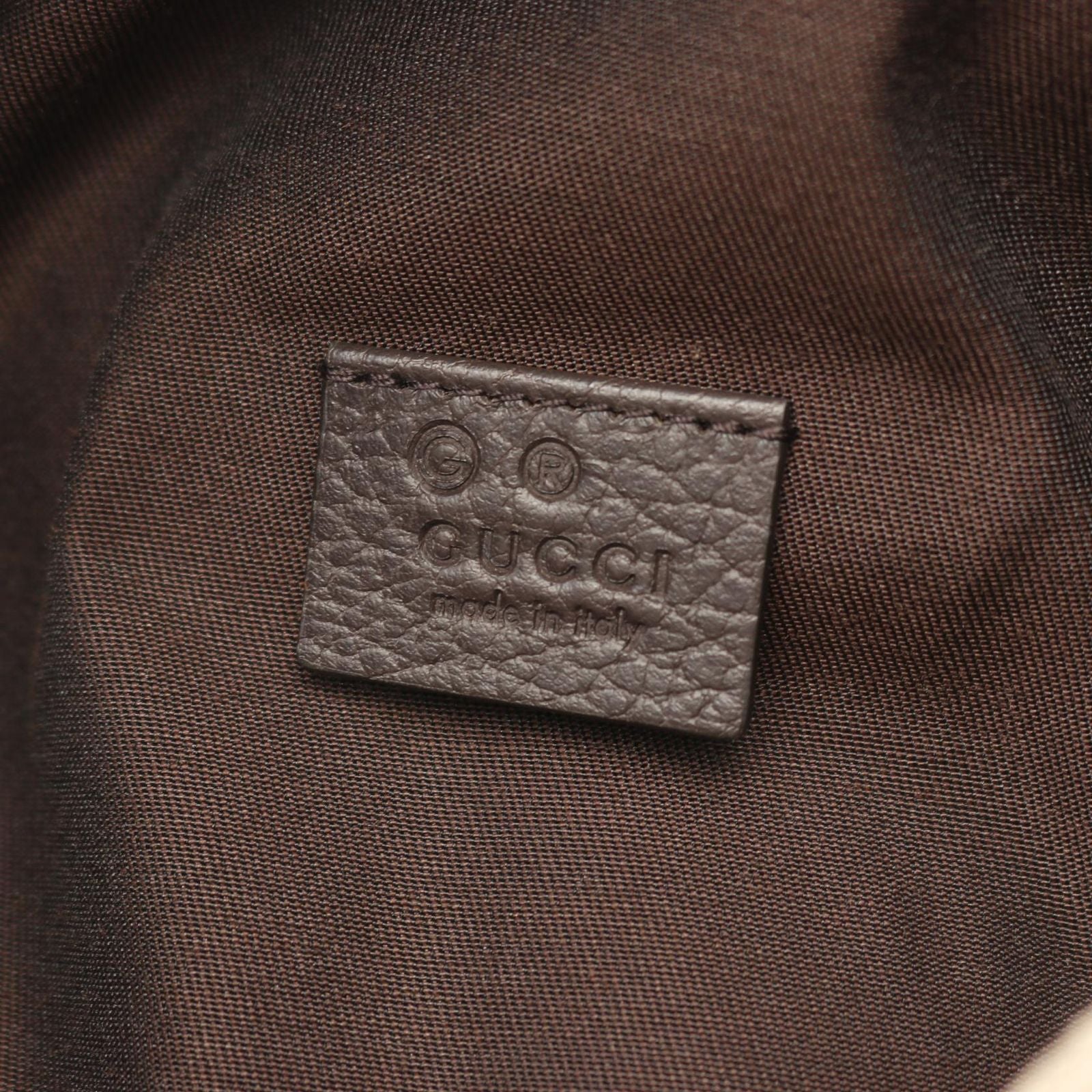 Gucci Waist Bag GG Canvas Beige Dark Brown — view 4