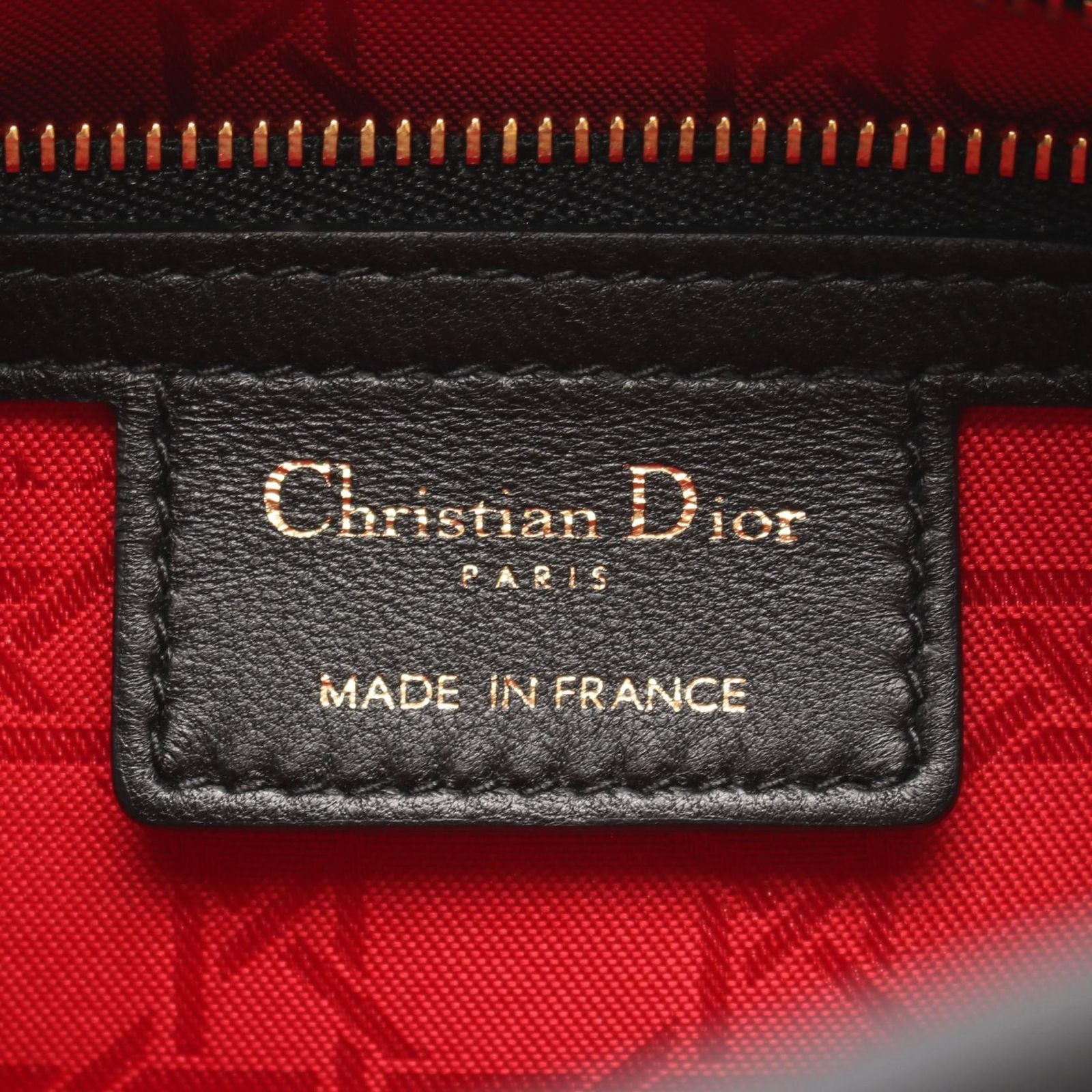 Dior Handbag Lady Dior Cannage 2-Way Black Lambskin Tote — view 4