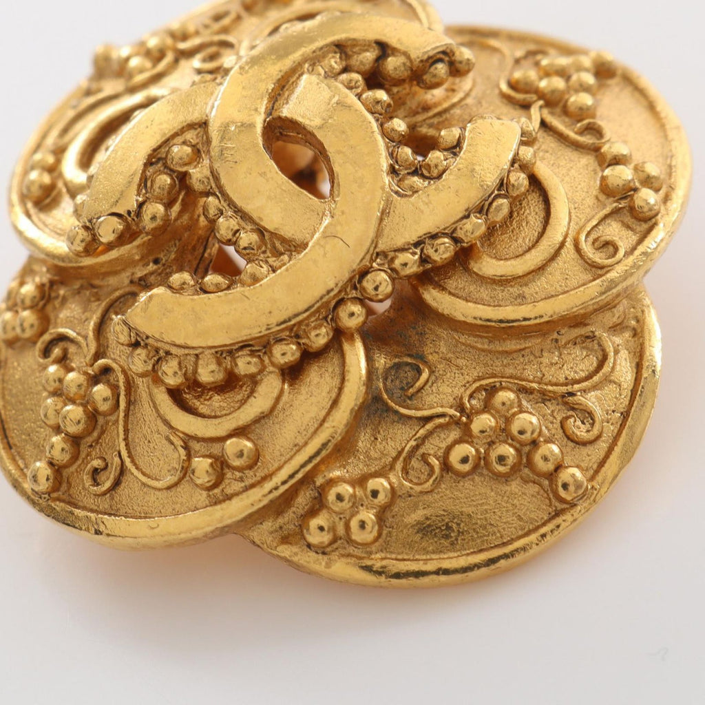 Chanel Earrings CC Logo Flower — view 8