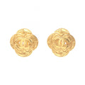 Chanel Earrings CC Logo Flower