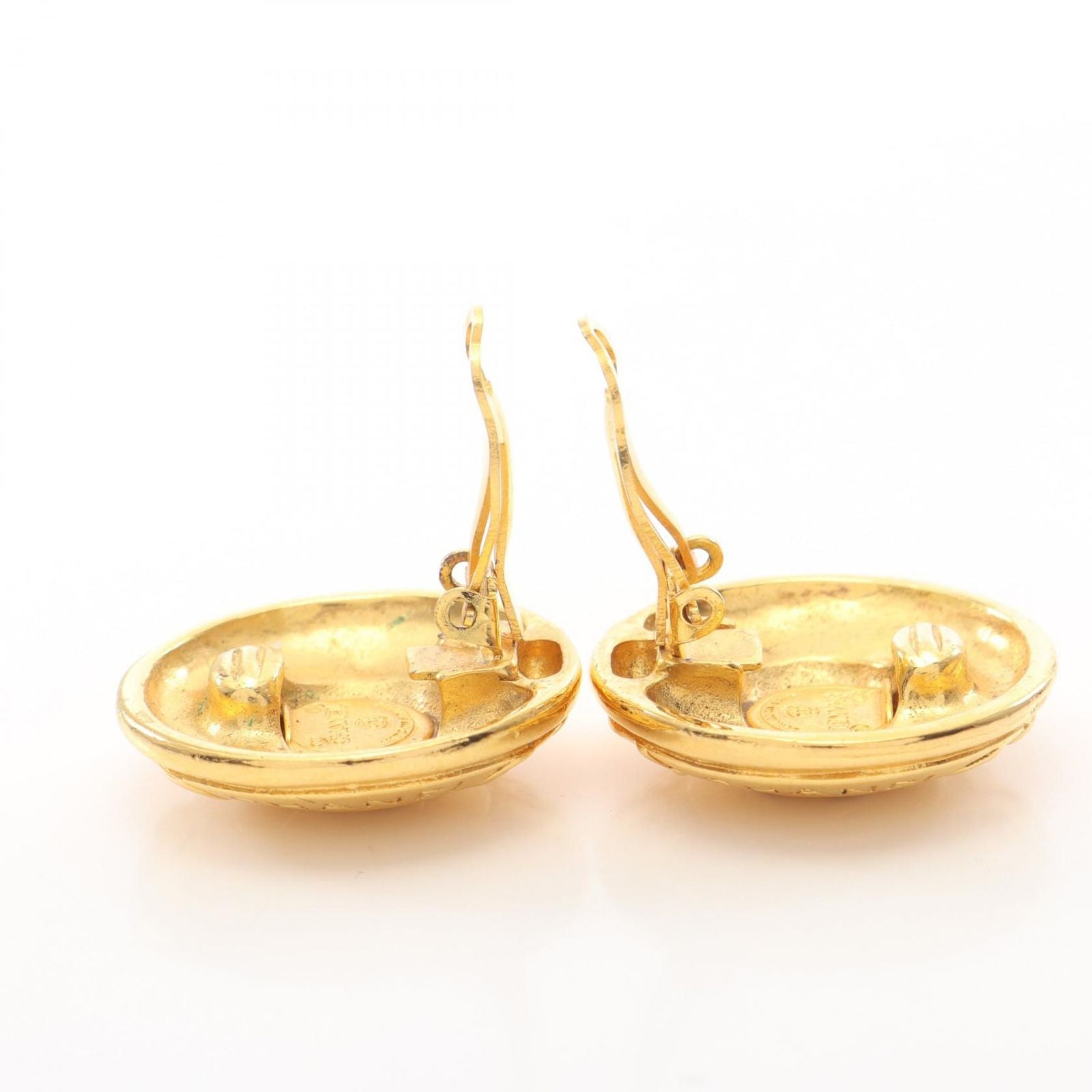 Chanel Earrings CC Logo Round — view 5