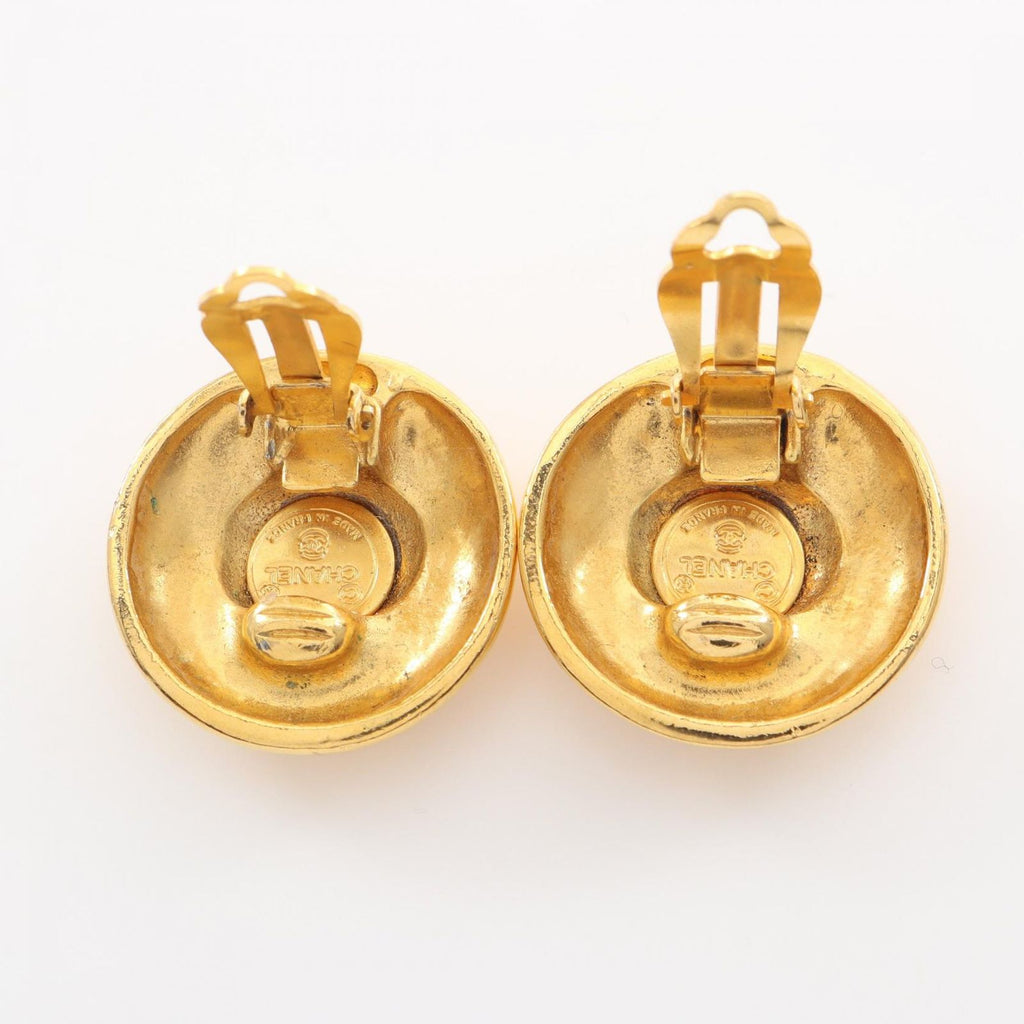 Chanel Earrings CC Logo Round — view 6