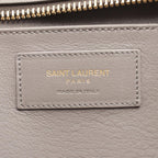 Saint Laurent Paris Handbag Petit Cabas Line 2-Way Gray Leather — view 4