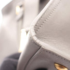 Saint Laurent Paris Handbag Petit Cabas Line 2-Way Gray Leather — view 7