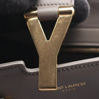 Saint Laurent Paris Handbag Petit Cabas Line 2-Way Gray Leather — view 9