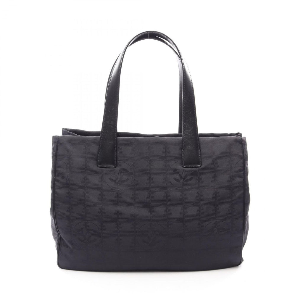 Chanel Tote New Travel Line Black Leather