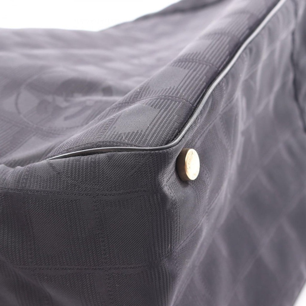 Chanel Tote New Travel Line Black Leather — view 6