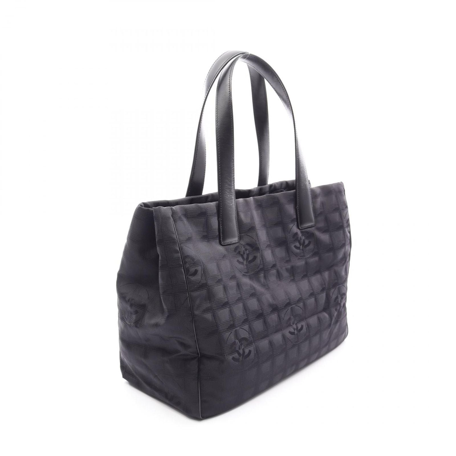 Chanel Tote New Travel Line Black Leather — view 2