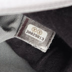 Chanel Shoulder Bag Quilted Frill Gray Lambskin — view 5