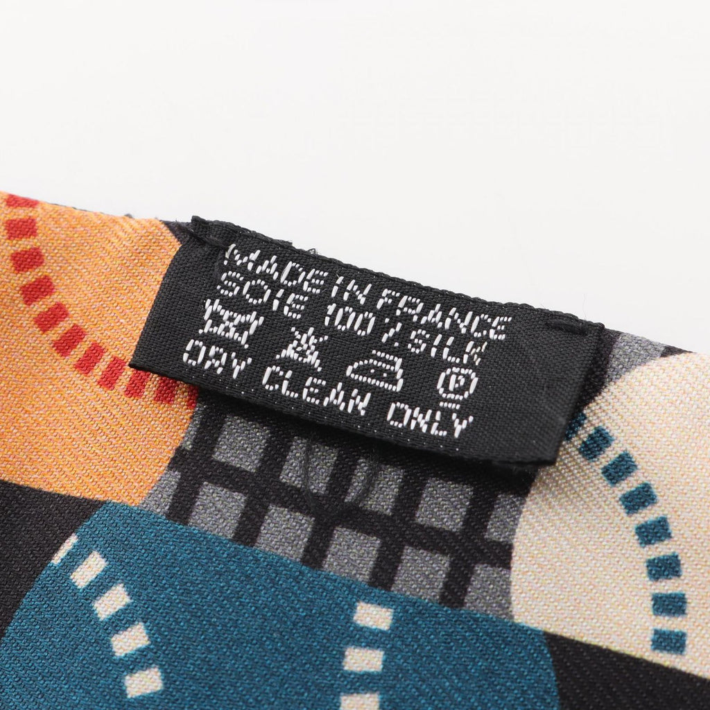 Hermes Scarf Twill Balles de Tennis Ribbon Silk — view 5