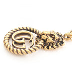 Gucci Necklace Lion Head GG Marmont — view 6