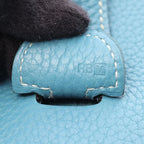 Hermes Shoulder Bag Evelyne 3 Trois PM Blue Jean Leather — view 5