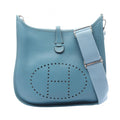 Hermes Shoulder Bag Evelyne 3 Trois PM Blue Jean Leather
