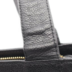 Chanel Tote Logo Embroidery Black Calf — view 7