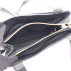 Chanel Tote Logo Embroidery Black Calf — view 3