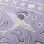 Hermes Scarf Carre 140 Muslin Peuple du Vent Lavender Silk — view 8
