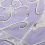Hermes Scarf Carre 140 Muslin Peuple du Vent Lavender Silk — view 9