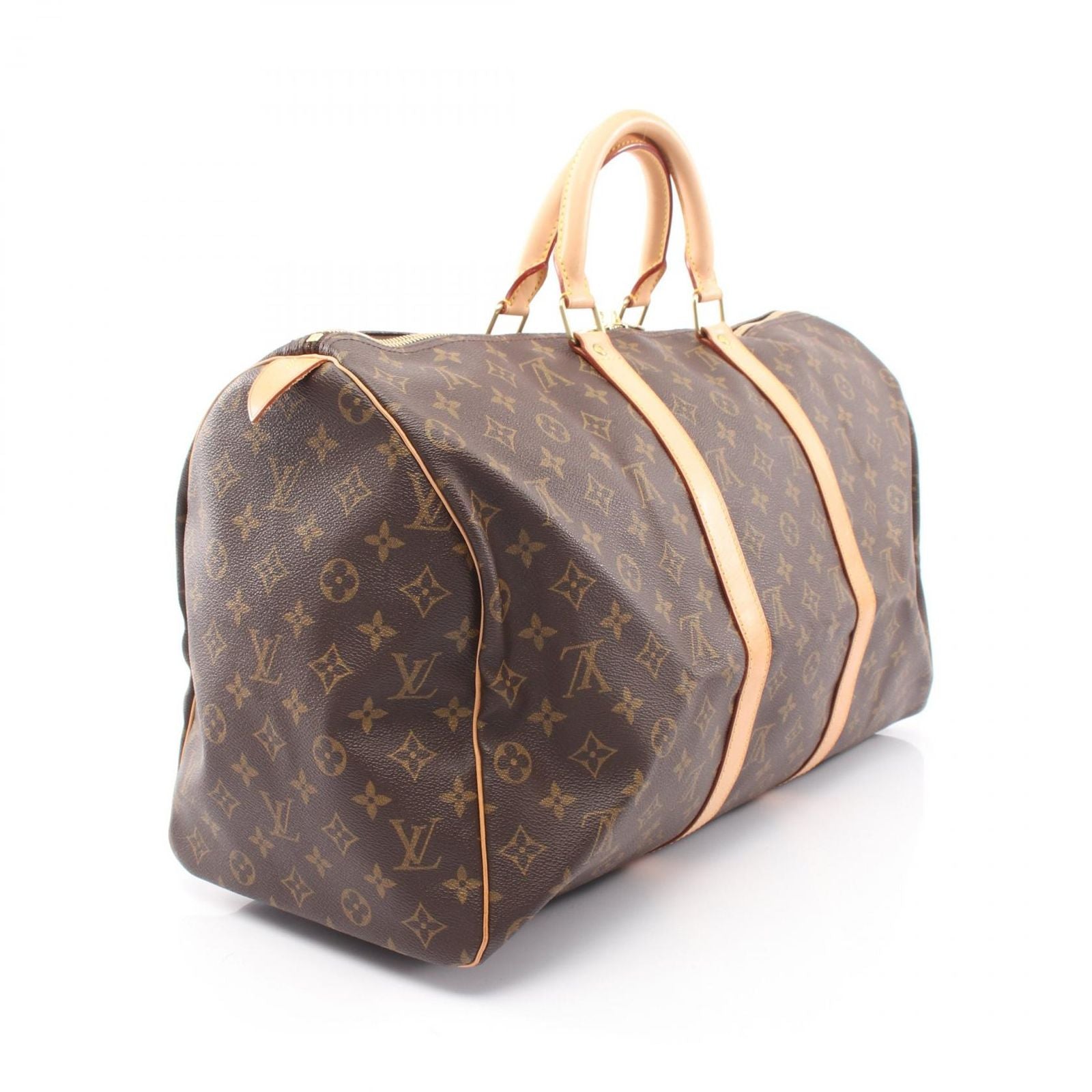 Louis Vuitton Boston Bag Keepall 50 Canvas Leather — view 2