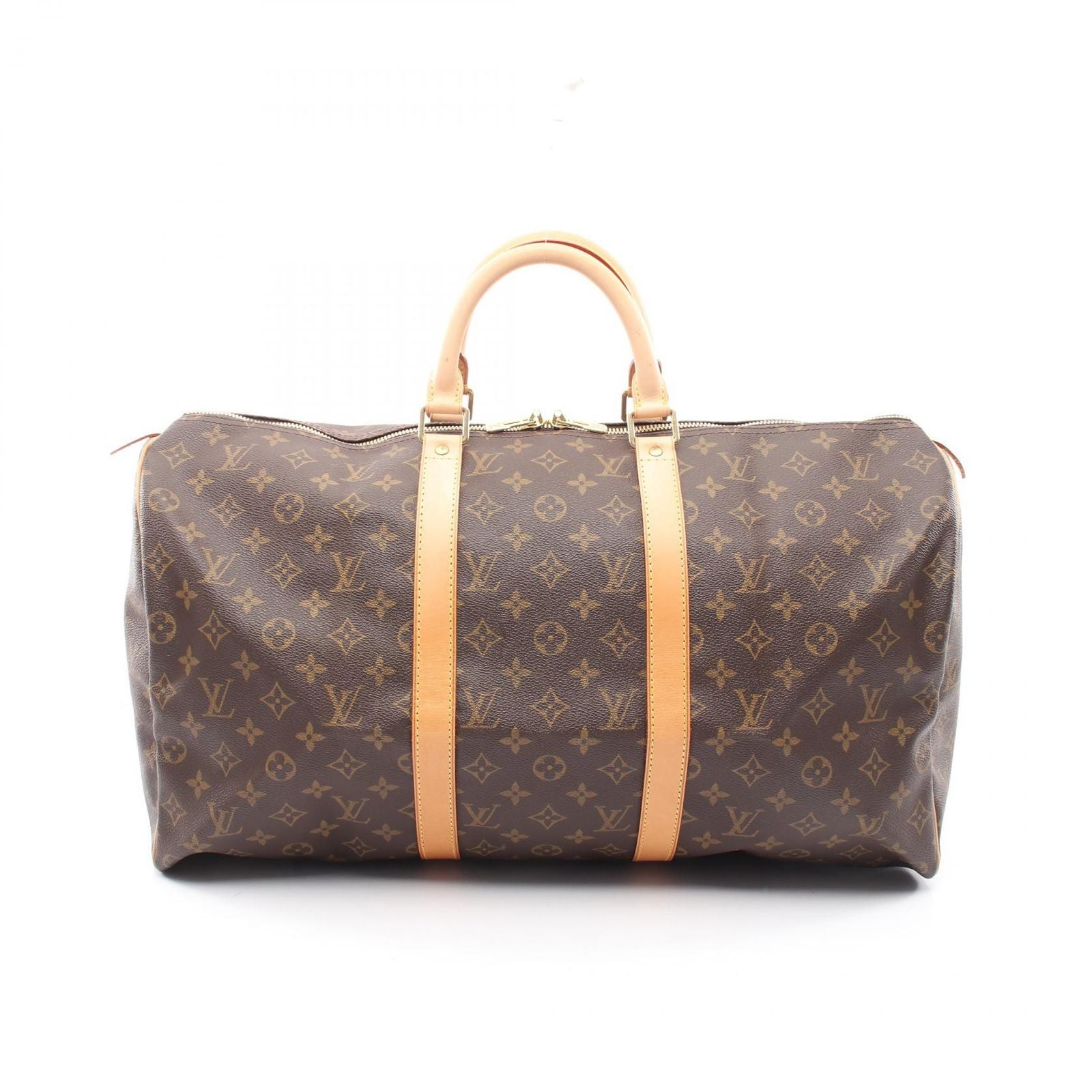 Louis Vuitton Boston Bag Keepall 50 Canvas Leather