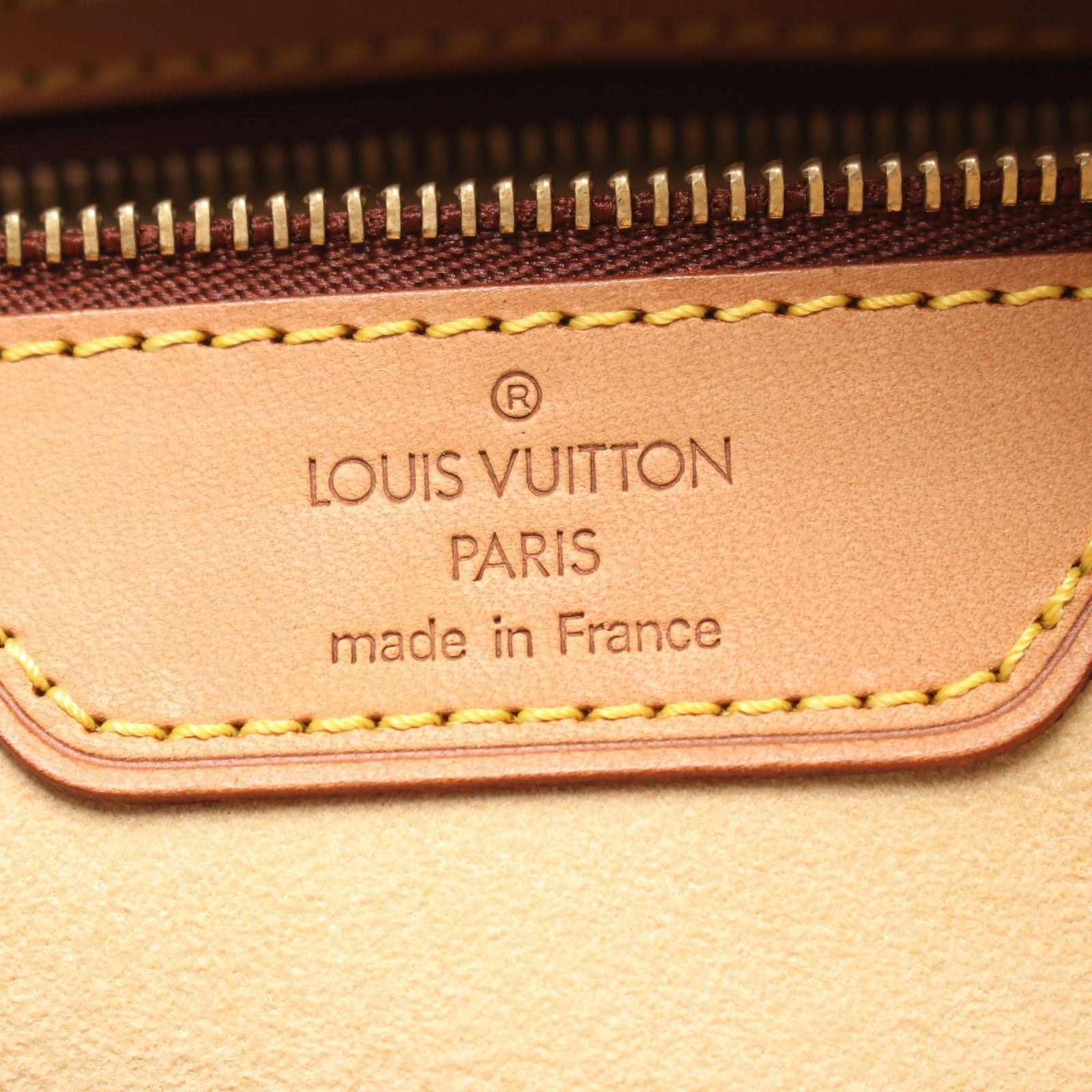 Louis Vuitton Shoulder Bag GM Canvas Leather GM — view 4